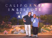 Pete with john bergamo at cal arts001.jpg (92250 bytes)